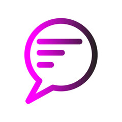 circle chat icon