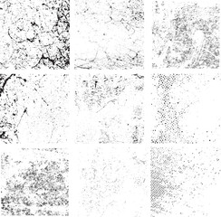 grunge textures set. background. vector illustration.
