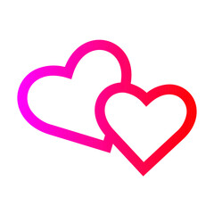 two hearts icon