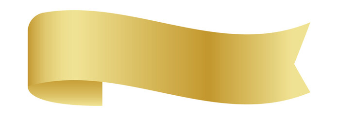gold ribbon, sticker golden ribbon, gold label
