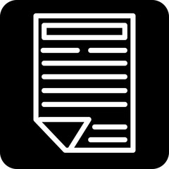 Solid Docs vector icon