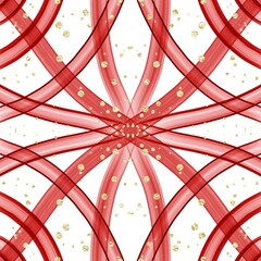 Red Alcohol Ink Art and Gold Glitter Background