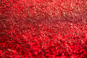 Red glitter texture background