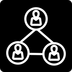 Solid Interaction Pattern vector icon