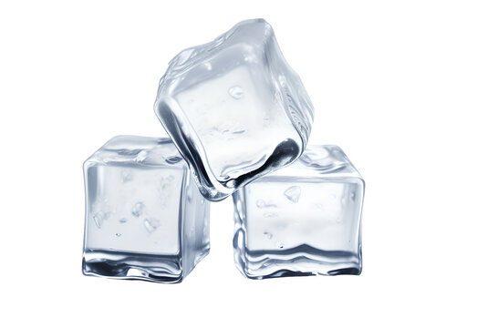 Ice cube overlay transparent background PNG easy to use