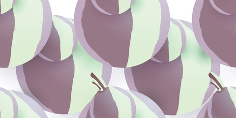 Obraz na płótnie Canvas Modern abstract flower, leaf, seamless vector pattern. designed with creative ideas