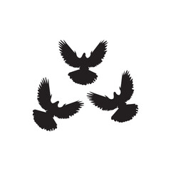Fototapeta premium flying dove icon