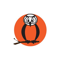 Fototapeta premium owl icon