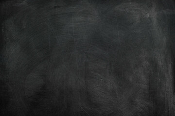 Texture of chalk on blank green blackboard or chalkboard background. School education, dark wall backdrop, template for learning board concept.