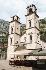 Fototapeta premium The main and oldest temple of Kotor, Montenegro