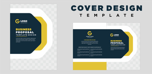 Obraz na płótnie Canvas company profile cover template layout design or brochure cover template design