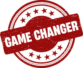 Game Changer grunge rubber stamp vector illustration.