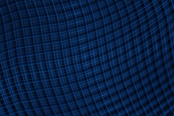 Fototapeta premium abstract background with stripes, pattern of blue wavy lines