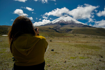 Cotopaxi Volcan Nevado Cordillera de los Andes Ecuador Turismo Viajar