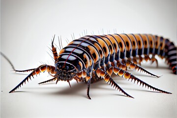 Fototapeta premium A close up of a centipede