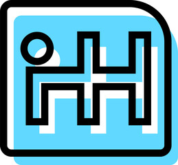 Fototapeta premium Mechanic Line Icon Vector