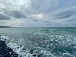 waves on the Egyptian coast