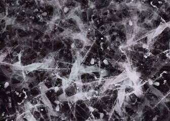 Black and white background with ice.