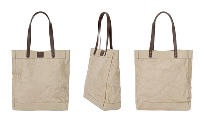 Multiple images of paper bags