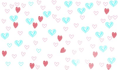 Valentine Heart Shape With White Background, Valentines Day