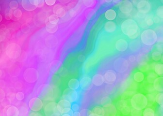 Abstract colorful background with bokeh. Rainbow motion blurred effect wallpaper.