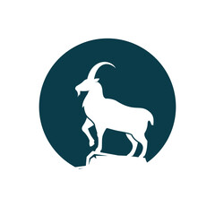 goat vector logo