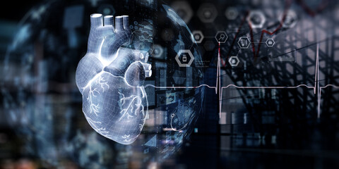 Moderm medicine. Cardiology . Mixed media