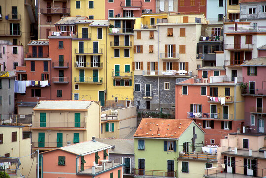 Colorful Italian houses