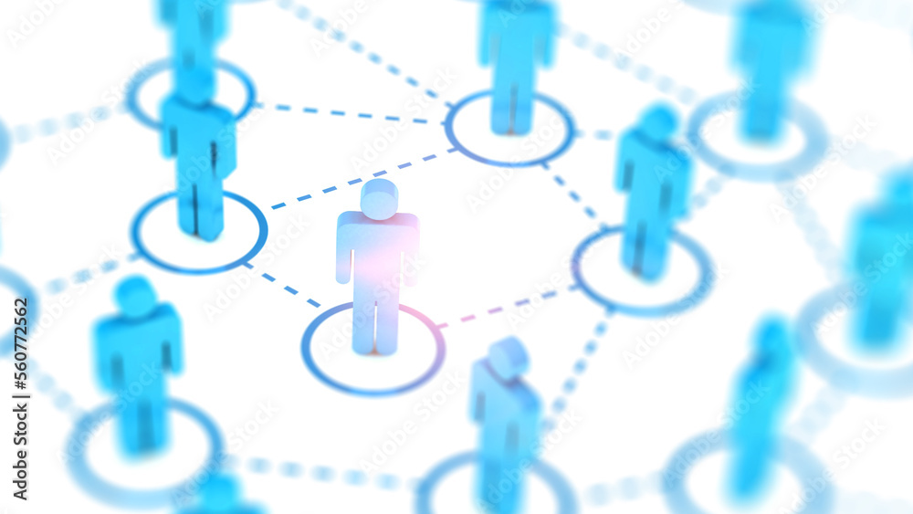 Poster Social Web Network Background Image