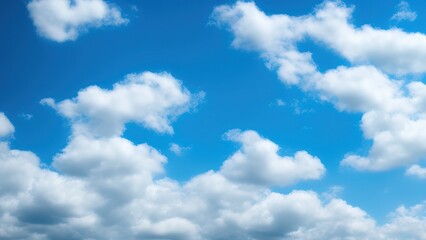 Fototapeta na wymiar Motion cloud on the blue sky.