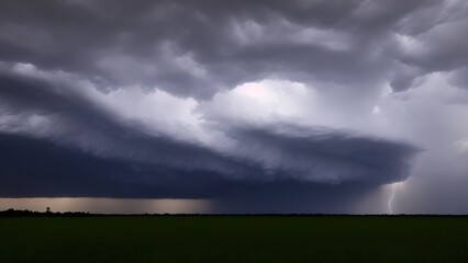 Obraz na płótnie Canvas Conceptual image of cloudscape image of the storm.