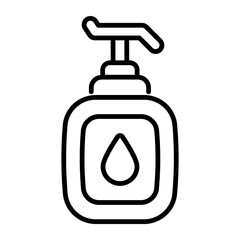 Liquid hand wash icon design, hand sanitizer dispenser