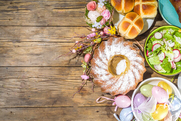 Festive Easter brunch or dinner