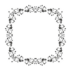 frames in vintage style with elements of ornament, art, pattern, background, texture