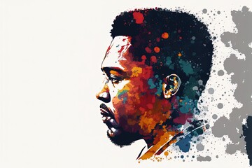 Black history month illustration Ai generated