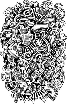 doodle graphic hand-drawn illustration