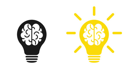 Lamp and brains - innovative lamps, ideas of the mind. Web design.