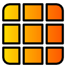 layout gradient icon