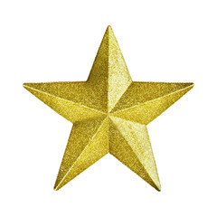 Fototapeta premium golden christmas star