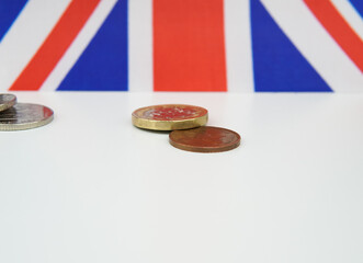 britain money pounds sterlings close up