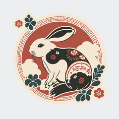 Celebrating the Year of the Rabbit: Chinese New Year Illustration