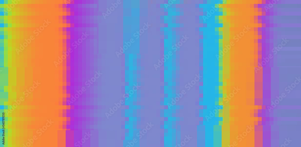 Aufkleber Texture of a glitched and distorted computer screen with random pixel noise.