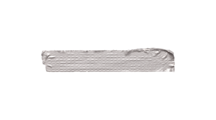 adhesive silver tape high resolution, png isolated on transparent background