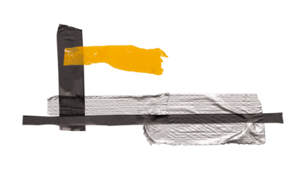 adhesive silver tape high resolution, png isolated on transparent background