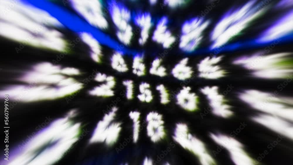 Aufkleber glowing virtual numbers for game code. motion. glowing numbers appearing in creepy virtual stream. a