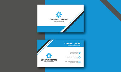 Corporate Business card, Luxury and Elegant Business Card, Vector business card template, Visiting Card For Business and Personal Use, Simple and clean layout, Creative and clean design