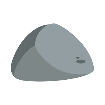gray rock simple design clip art preview