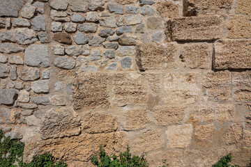 Texture of a stone wall