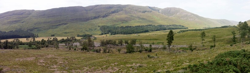 Obraz premium Glen panorama - Camusterrach - Applecross - Wester-Ross - Scotland - UK