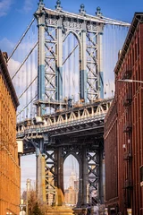Selbstklebende Fototapeten Brooklyn Bridge  © k_eyecatcher